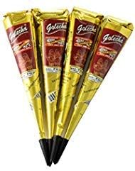 3 x Kaveri Mehndi Cones Dark Brown Mehndi All Natural Body Art Organic Temporary Tattoo Kaveri