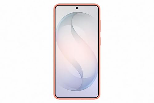 Image of Samsung Galaxy S26+ Silicone Magnet Phone Case, Soft-Touch, Durable Grip, Great Feel, Coral Red