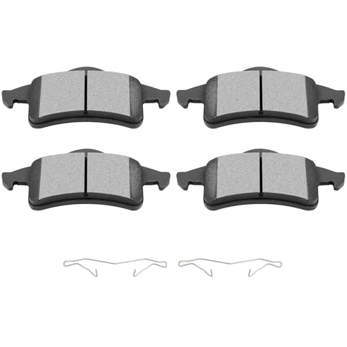 Image of Rear Brake Pads ECCPP 4pcs Ceramic Pads Kit Set For Jeep For Grand Cherokee | 1999 2000 2002 2003 2004 ATD791C, D791-7661;w /Hardware