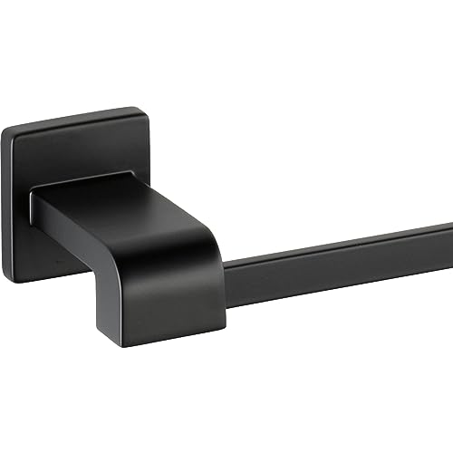 Image of Delta Towel Rack | 18 Inch Matte Black Towel Bar for Bathroom, Kitchen | Ara Accessories