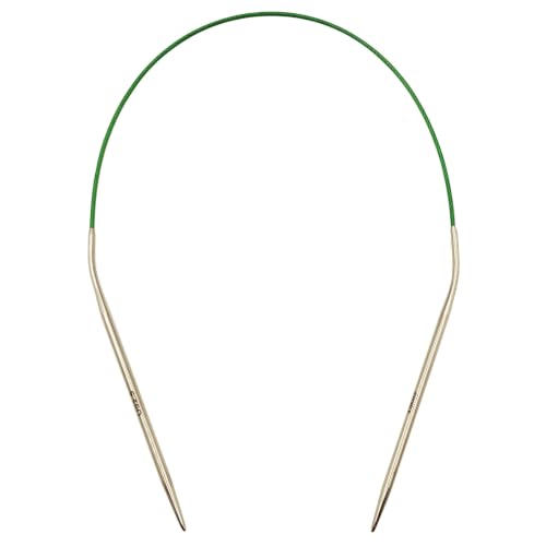 Image of OYEUYID Size 2.5 Circular Knitting Needles 16 Inch Metal Knitting Needle Set