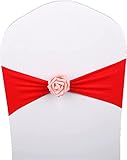 GREAT CHOICE FOR EVENT DECORATION: chair sashes are great for decorations of wedding, party, anniversary celebration, baby shower, birthday, ceremony. This is the chair sash matching kinds of events.