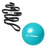 Trideer 9-inch Pilates Ball&Stretching Strap Yoga Strap