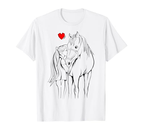 Horse Girl Women Horseback Riding T-Shirt