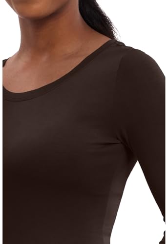 Image of Healing Hands Underscrub Long Sleeve Women Knits Scrub Tops | Soft Cotton Blend Knit, Breathable Stretch Comfort, Machine Wash, Easy Care Fabric, Ideal For Layering Under Scrubs