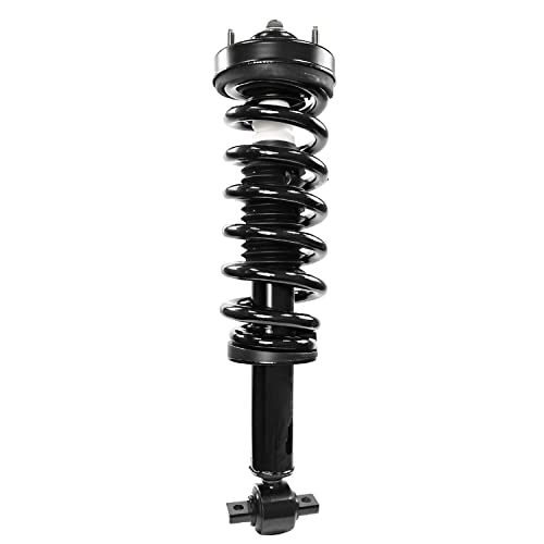 Image of Detroit Axle - Front Struts & Coil Springs Upper Control Arms w /Ball Joints Replacement for 2014 Ford F-150 4WD - 4pc Set