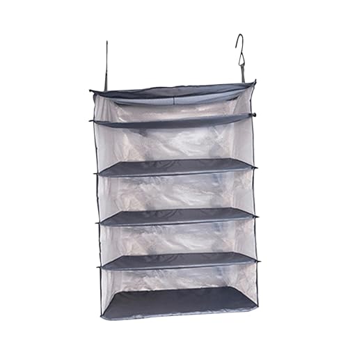 TTETTZ �n���M���O�g���x���V�F���t ��e�� �܂肽���� ���[�o�b�O �ʋC�� ���b�V���f�U�C�� �ߗސ��� ���s�p �����^�ѕ֗� ������[ �X�[�c�P�[�X���� ���s�ɓK�p, �O���[, 5�i�X�^�C��A