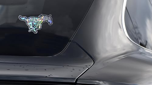 Image of Elektroplate Officially Licensed SMU Mustangs Silver Reflective Decal | Premium 3D Doming All Weather Sticker for Car, Water Bottle, Laptop, Tablet, Window, Cooler, Toolbox, Phone | Made in the USA