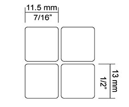 Pegatinas para Teclado Transparentes Letras Rojas Ruso miniatura 5