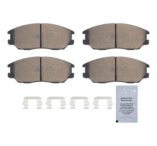 Image of HUSCH D1013 Front Ceramic Brake Pads Kit Fit For Hyundai XG350 2004-2005