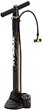 Cilindro: acero lacado. TOPEAK Fahrradpumpe Bomba de pie JOEBLOW Fat, Hombres, Negro-Negro