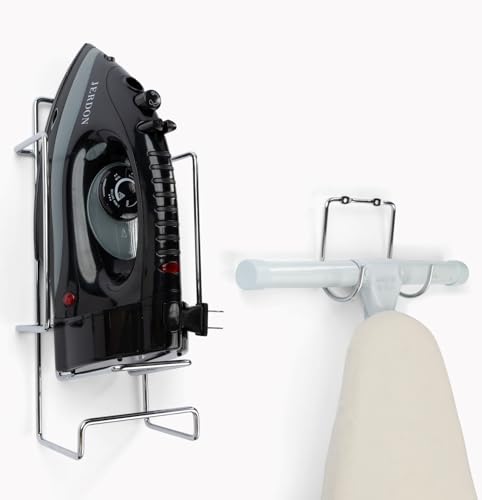 Ironing Board Holder and Iron Caddy for Home Use