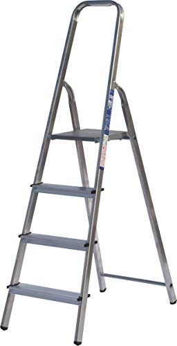 Alpfa Ap Gmbh Haushalt-Leiter Stufen-Stehleiter 800868 Aluminio 4stf