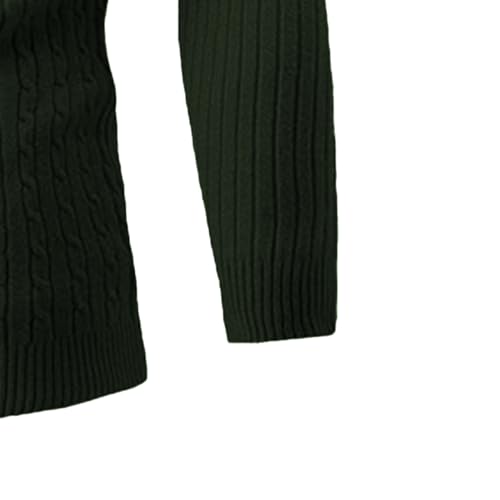 Mens High Neck Knitted Pullover Basic Slim Fit Casual Knits Sweaters Winter Solid Turtneck Knit Sweater4