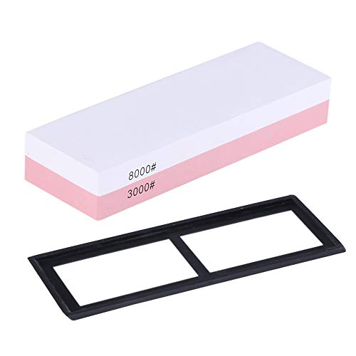 Loijon 3000/8000 Grit Sharpening Pedra de Dupla Face Mó para Ao Ar Livre Cortador De Cozinha Whetsto