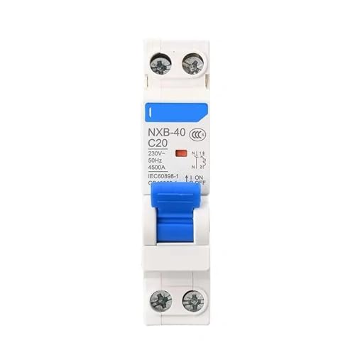 Disjoncteur miniature NXB-40 évitez les surcharges de tableau 1P+N 32A 220V