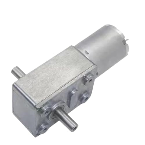 Moteur DC ZGY370 réversible 12V 150RPM avec double arbre à vis sans fin
