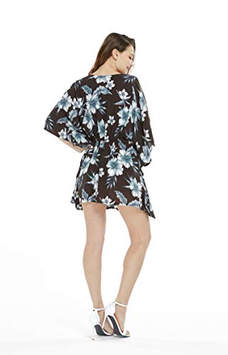 Image of Hawaii Hangover Family Matching Hawaiian Clothes, Midnight Bloom | Family matching Hawaiian outfits, Midnight Bloom, lightweight rayon, machine washable, tropical floral print, luaus, cruises