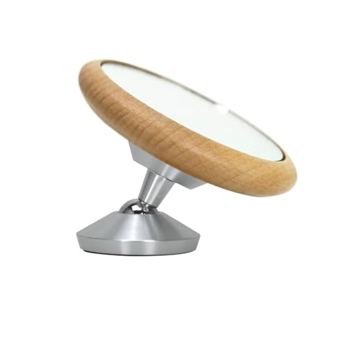 Extraction Shot Mirror Magnetic Monitoring Bottomless Portafilter Lens Flow Rate Observation Coffee Machine Accessories(Beech Silver Base)
