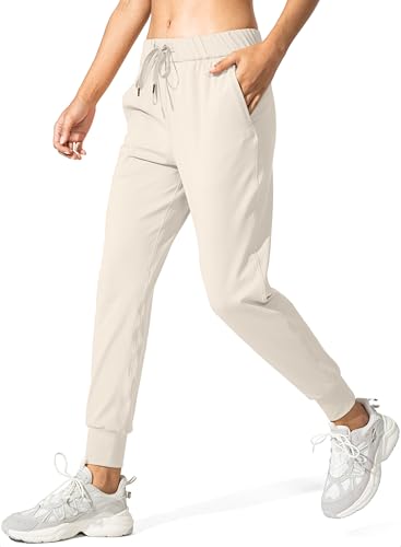 SANTINY Joggers for Women Lightweight Running Drawstring Sweatpants Workout Travel Yoga...