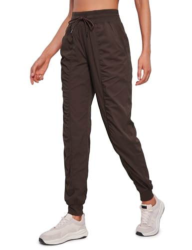 CRZ YOGA Lightweight Workout Joggers for Women 26"/28.5" High Waisted Outdoor Running Casual Track Pants with Pockets