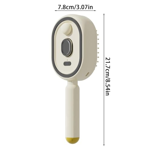 Cepillo de vapor para cabello que elimina el frizz mediante peine recargable eléctrico 6