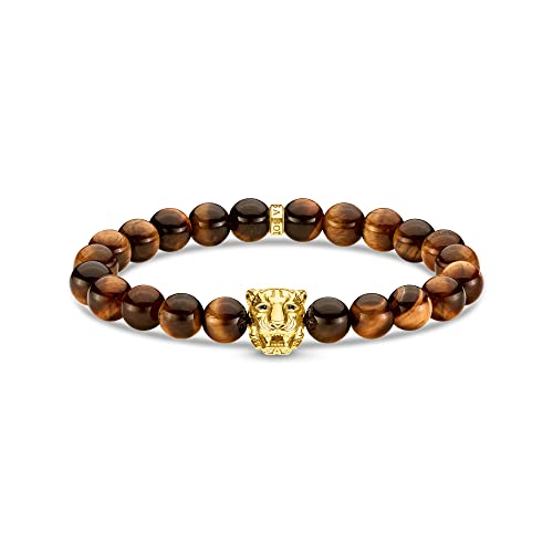 Bracelet Tigre Thomas Sabo en argent et or jaune 18 carats, idée cadeau d'exception