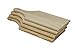 Package of 4 Unfinished Wooden Mini Cutting Boards for Decorating and Crafting