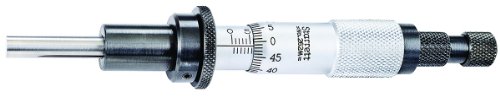 Starrett 262 MRL Einbaumessschraube, nicht drehende Spindel, 0–25 mm Range, 0.01 mm Graduation, -0.002 mm Genauigkeit, Ratsche Stop Fingerhut, Kontermutter