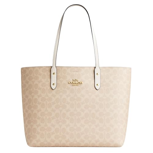 Coach Town Tote Bag in Signature Canvas