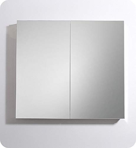 Fresca 40\" Wide x 36\" Tall Bathroom Medicine Cabinet w/Mirrors