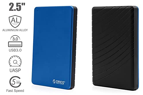 ORICO 1TB 2.5 Zoll Externe tragbare Festplatte USB 3.0 MD25U3 External HDD Mobile Speicherplatte für Fotos smart TV PC Laptop Computer ps4 ps5 Xbox kompatibel mit Windows Mac OS Linux - Blau – Bild 5