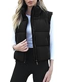 Match: Die ärmellose Oberbekleidung für Damen ist geeignet für Herbst, Winter und Frühjahr. Kann mit Hemden, Pullovern, Hoodie, Jeans, Jeggings, Sweatpants, Sneakern, Stiefeln usw. getragen werden.
