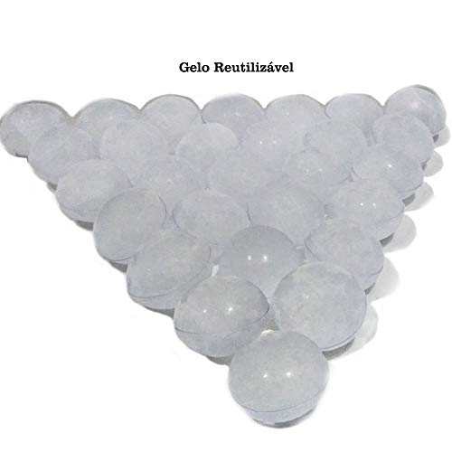 Gelo Reutilizavel de Silicone Pacote com 78 bolas