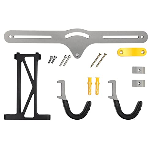 Support mural horizontal pour vélo réglable et stable pour garage