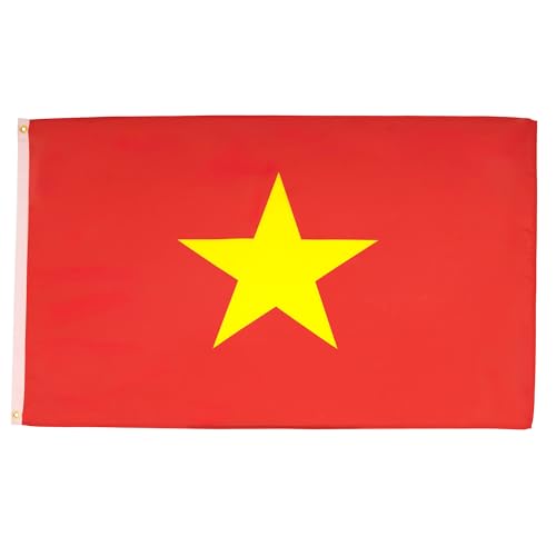 Image of AZ FLAG - Vietnam Flag - 3x5 Ft - Light Polyester Vietnamese Banner with Two Brass Eyelets - Fade Resistant - Vivid Colors - 3' x 5' Feet - 150x90 Cm