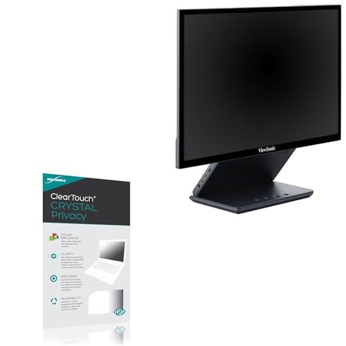 BoxWave Screen Protector Compatible With Viewsonic VP1656 Portable Monitor (16 in) - ClearTouch Crystal Privacy (2-Pack), Privacy Screen Protector Flexible Film Clear