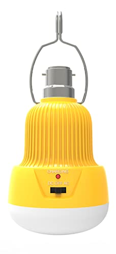 Renesmee 25 Watts Rechargeable Extra Bright LED CFL AC / DC Inverter Bulb Light - Long Battery Life Upto 4 Hrs ( White ), Standard (BULB-T-05)