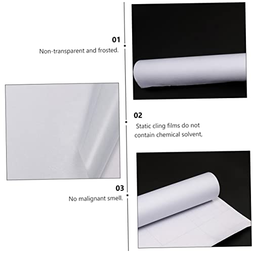 Película para ventana de vidrio esmerilado con bloqueo solar PVC sin adhesivo miniatura 5
