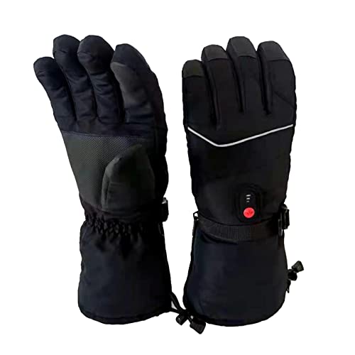 Gants chauffants de ski hiver imperméables pour moto et pêche - 2