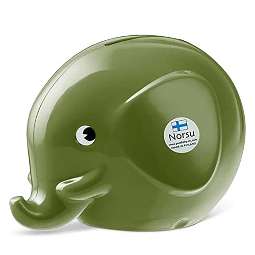 Norsu (ノルス) エレファントバンク (S) （ グリーンティー ）pud868 貯金箱 バンクのサムネイル