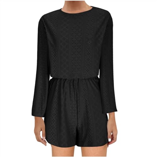 Tenue de yoga et ensemble de salon d'été femme avec short en dentelle