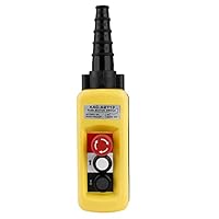 Hebebühnen-Steuerung, Kran-Fernbedienung Hebezeug-Druckknopfschalter Auf- und Ab-Schalter Garagen-Hebesystem Dachboden-Hebesystem Hebekran-Anhänger