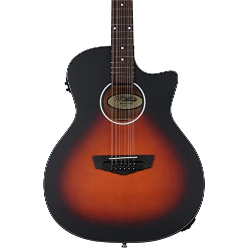D’Angelico Premier Fulton LS 12-string Acoustic-electric Guitar – Satin Vintage Sunburst