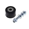 Namvo 2 pièces Moto 8mm chaîne Rouleau tendeur Guide de Roue avec Boulon adapté pour YFZ 350 Banshee Moteur-Noir #3