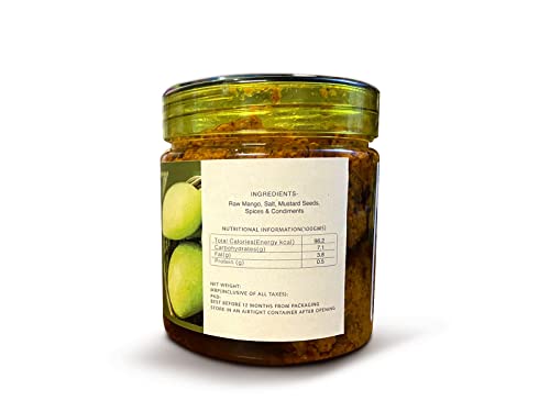 Image of KVD Collection Mango in Mustard Sauce - 250G | Aam Kasundi Traditional Home-made Bengali Recipe | No Artificial Colours, Flavours and Preservatives