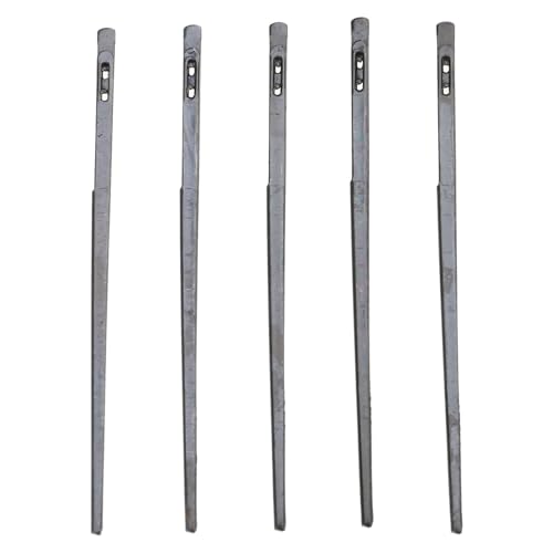 Qsvbeeqj - Qsvbeeqj 5pcs Manual Lacing Needle Single Prong Metal Needle Double Prong Metal Needle Leather Tool for Leather Craft Sewing
