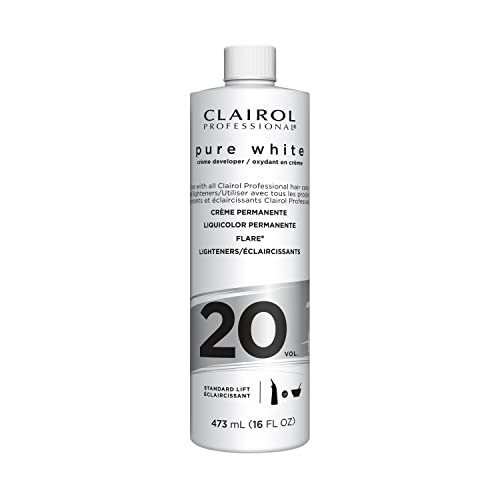 Pure White 20 volume Crème Developer, 16 oz (Pack of 1)