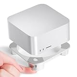 Soporte estable y antideslizante: las almohadillas de silicona antideslizantes de alta calidad en la parte superior e inferior del soporte aseguran un soporte seguro para tu Mac mini M4 y protegen tu escritorio de arañazos