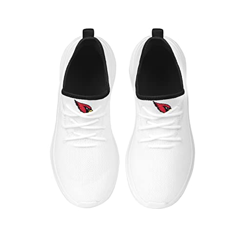 Image of FOCO NFL Womens NFL Team Logo White Athletic Shoes Sneakers